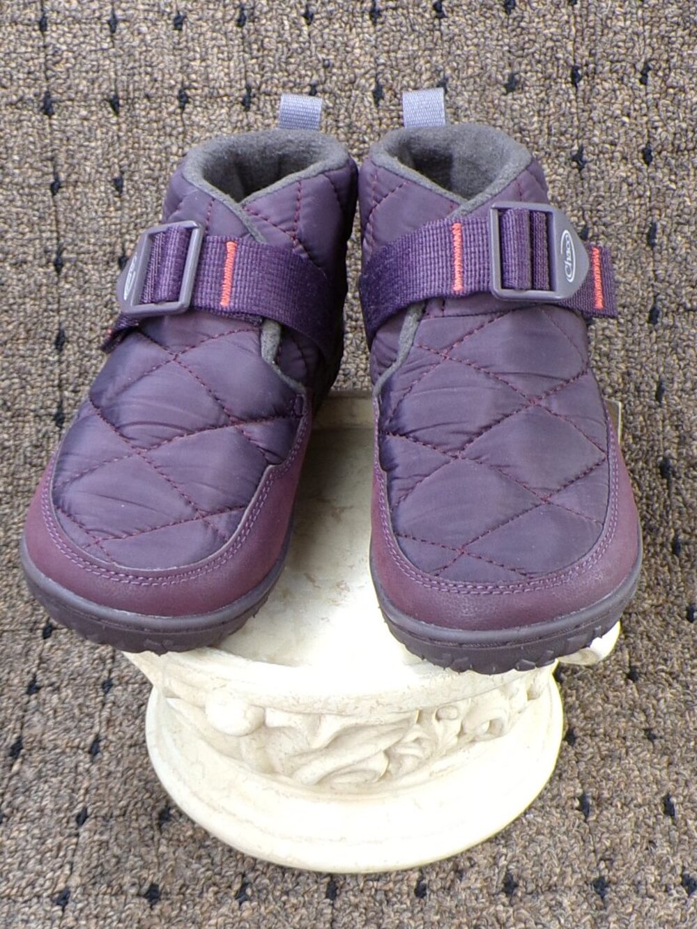 Chaco Ramble Puff Booties – Dark Plum – Big Kids Size 1.5 (EU 32.5) 🍇 NWT - Picture 3 of 7